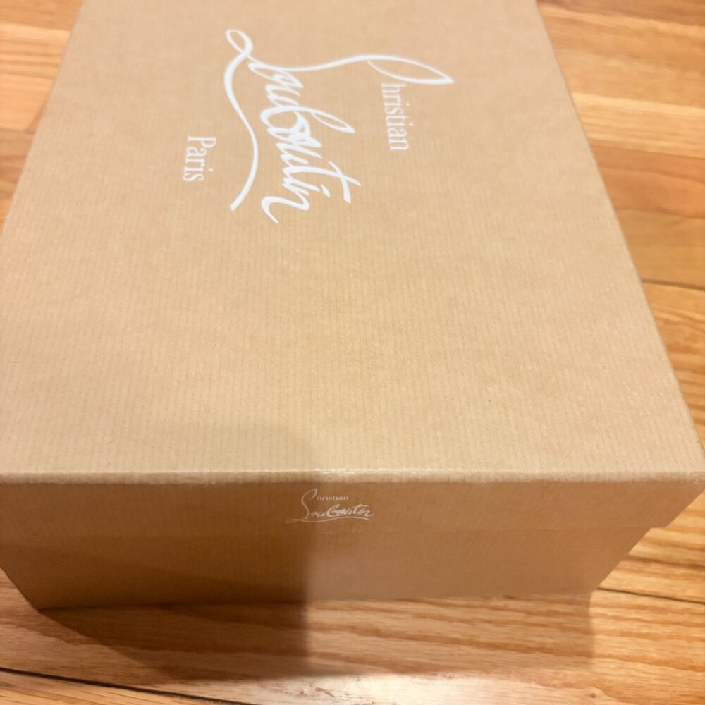 brand new CHRISTIAN LOUBOUTIN O Condora 55 suede slingback sandals Size 40 - Picture 9 of 9